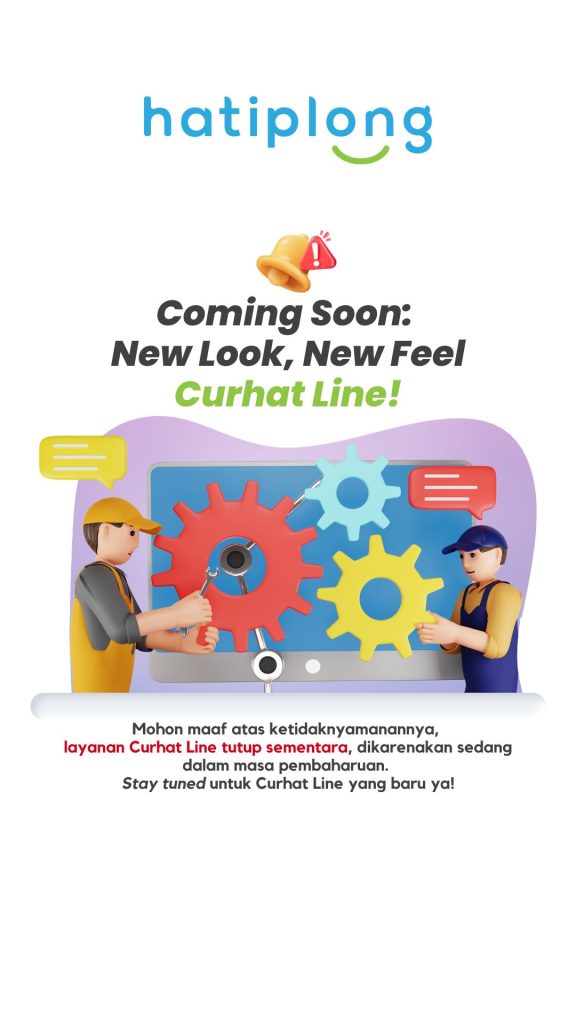 Mobile Annoucement Curhat Line