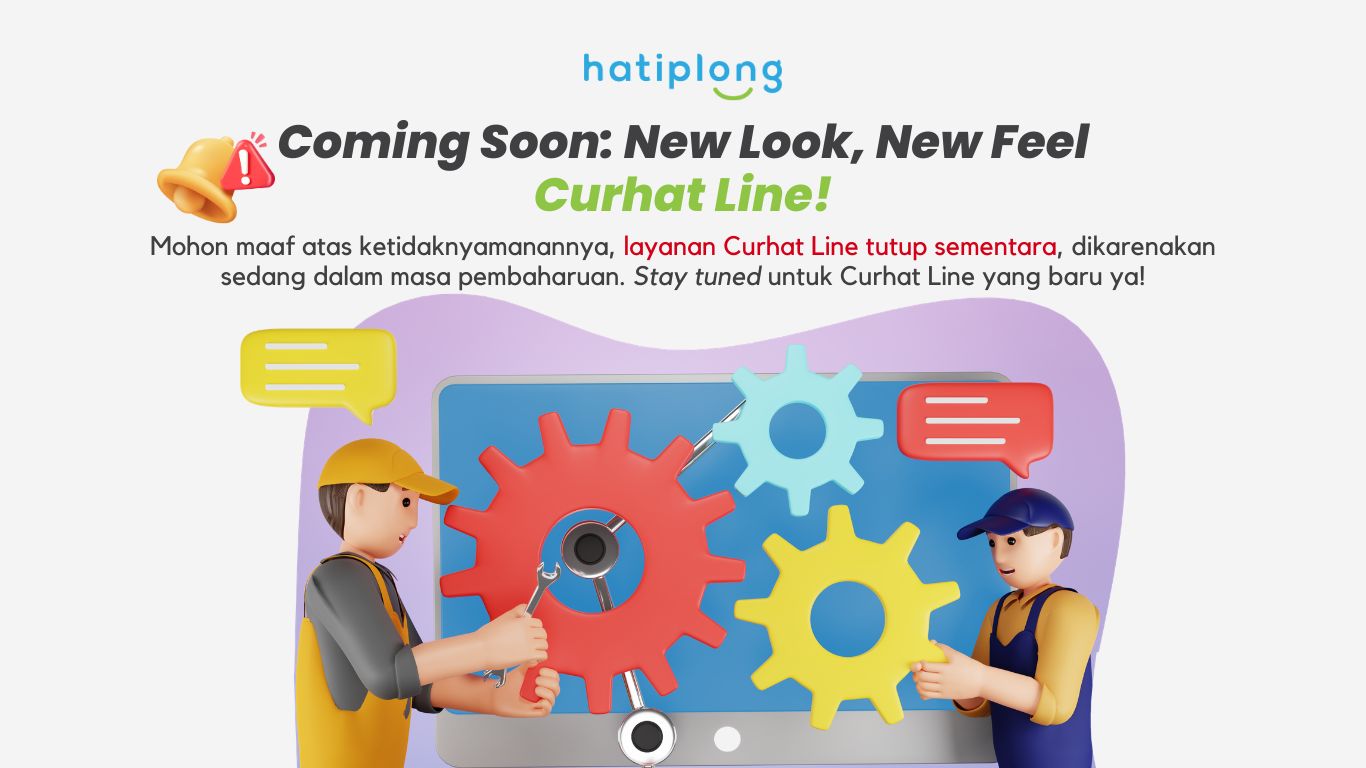 Web Annoucement Curhat Line